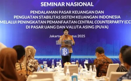 BI dan OJK Dorong Pemanfaatan Central Counterparty untuk Perkuat Stabilitas Pasar Uang